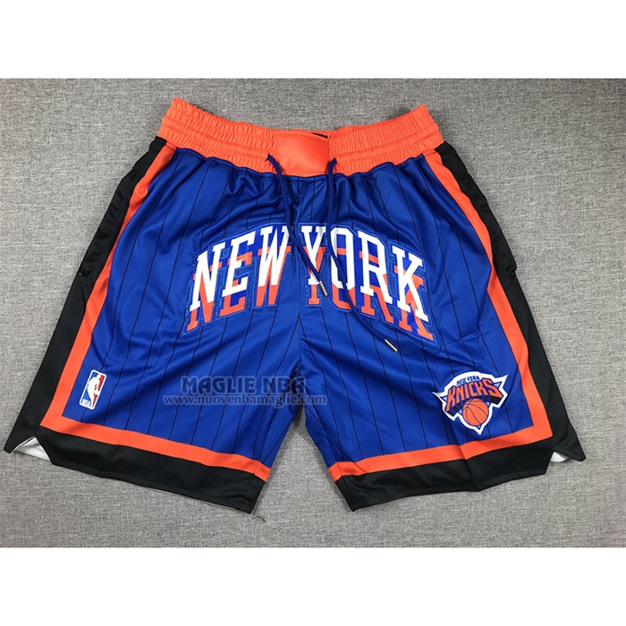 Pantaloncini
 New York Knicks Citta
 Just Don 2024 Blu
